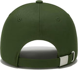 Premium Cotton Baseball Caps for Men & Women – Adjustable Snapback (Navy Green)