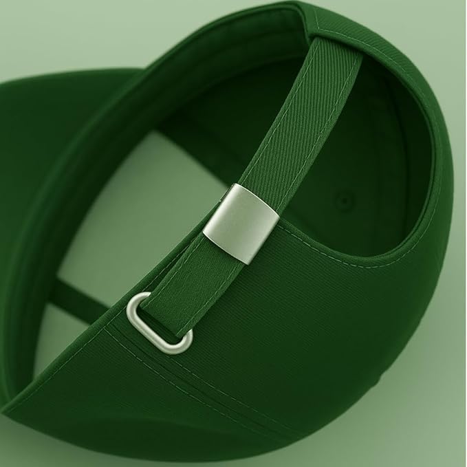 Premium Cotton Baseball Caps for Men & Women – Adjustable Snapback (Navy Green)