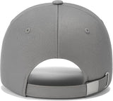 Premium Cotton Baseball Caps for Men & Women – Adjustable Snapback (Grey)