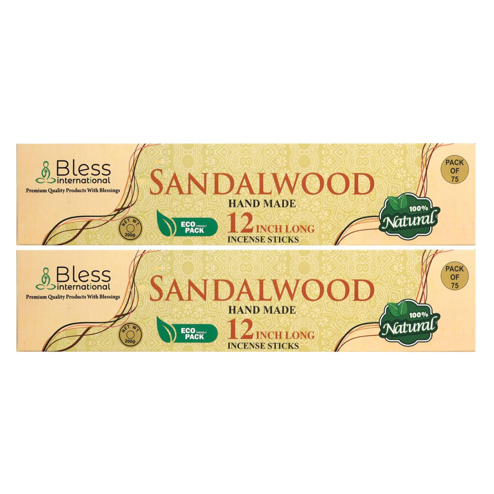 Natural Handmade Incense Sticks 12-Inches (Sandalwood)