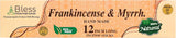 Natural Handmade Incense Sticks 12-Inches (Frankincense & Myrrh)