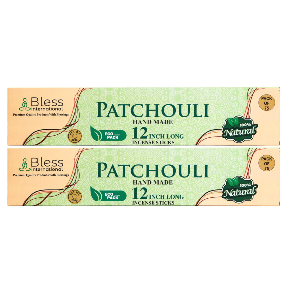 Natural Handmade Incense Sticks 12-Inches (Patchouli)