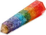 Natural Vibrant Rainbow Obelisk Orgone Healing Crystal