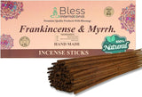 100% Natural Incense Sticks Handmade Hand Dipped The Best Scent (Frankincense and Myrrh)
