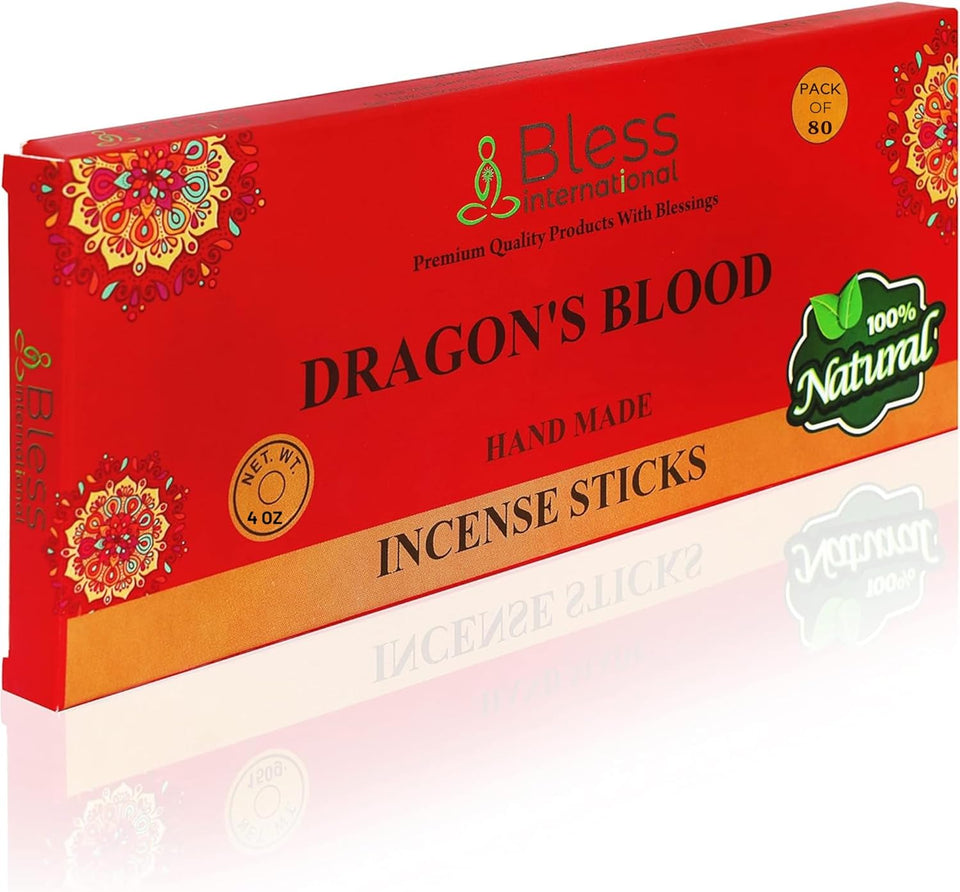 100% Natural Incense Sticks Handmade Hand Dipped The Best Scent (Dragon's Blood)
