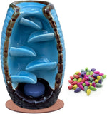 Traditional Handmade, Incense Stick Holder, BackFlow Cone Burner ash-Catcher-Stand