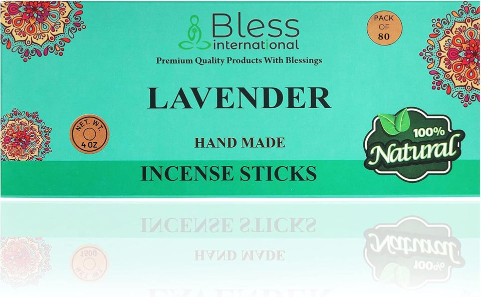 100% Natural Incense Sticks Handmade Hand Dipped The Best Scent (Lavender)