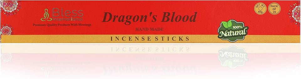 100% Natural Incense Sticks Handmade Hand Dipped The Best Scent (Dragon's Blood)