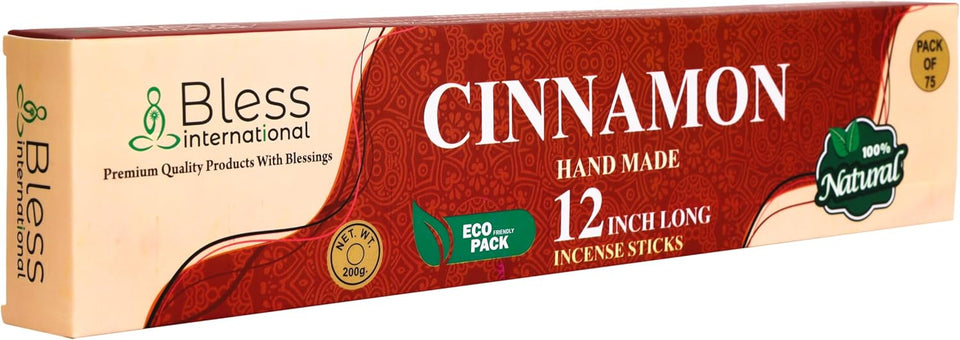 Natural Handmade Incense Sticks 12-Inches (Cinnamon)