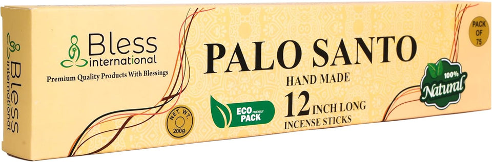 Natural Handmade Incense Sticks 12-Inches (Palo Santo)