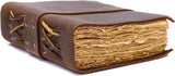 Vintage Handmade Rustic Leather Diaries (Coffee Brown)