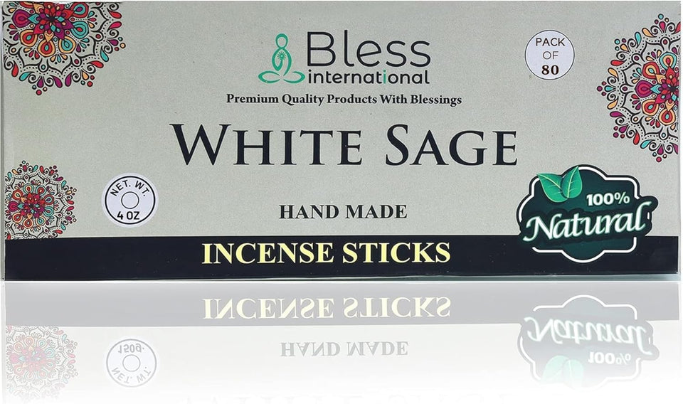 100% Natural Incense Sticks Handmade Hand Dipped The Best Scent (White Sage)