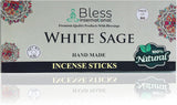 100% Natural Incense Sticks Handmade Hand Dipped The Best Scent (White Sage)