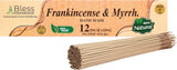 Natural Handmade Incense Sticks 12-Inches (Frankincense & Myrrh)