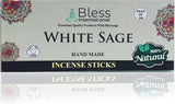 100% Natural Incense Sticks Handmade Hand Dipped The Best Scent (White Sage)