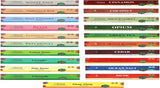 Assorted Incense Sticks 21-Scents Frankincense and Myrrh, Patchouli, Sandalwood, Palo Santo and More with Holder (25 Sticks of Each Scent)