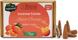 100% Natural Incense Cone Handmade Hand Dipped The Best Scent  (Sweet Orange)