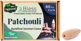 100% Natural Incense Backflow Cones Handmade The Best Scent (Patchouli)