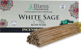 100% Natural Incense Sticks Handmade Hand Dipped The Best Scent (White Sage)
