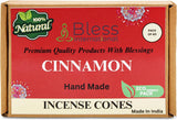 100% Natural Incense Cone Handmade Hand Dipped The Best Scent (Cinnamon)