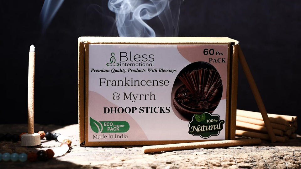100% Natural Incense Dhoop Sticks Handmade The Best Scent (Frankincense and myrrh)