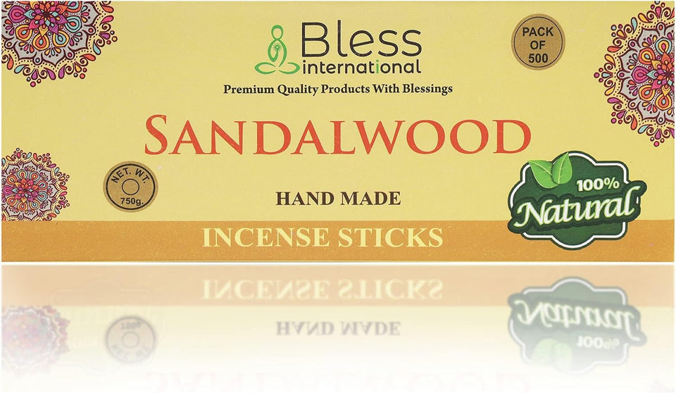 100% Natural Incense Sticks Handmade Hand Dipped The Best Scent (Sandalwood)