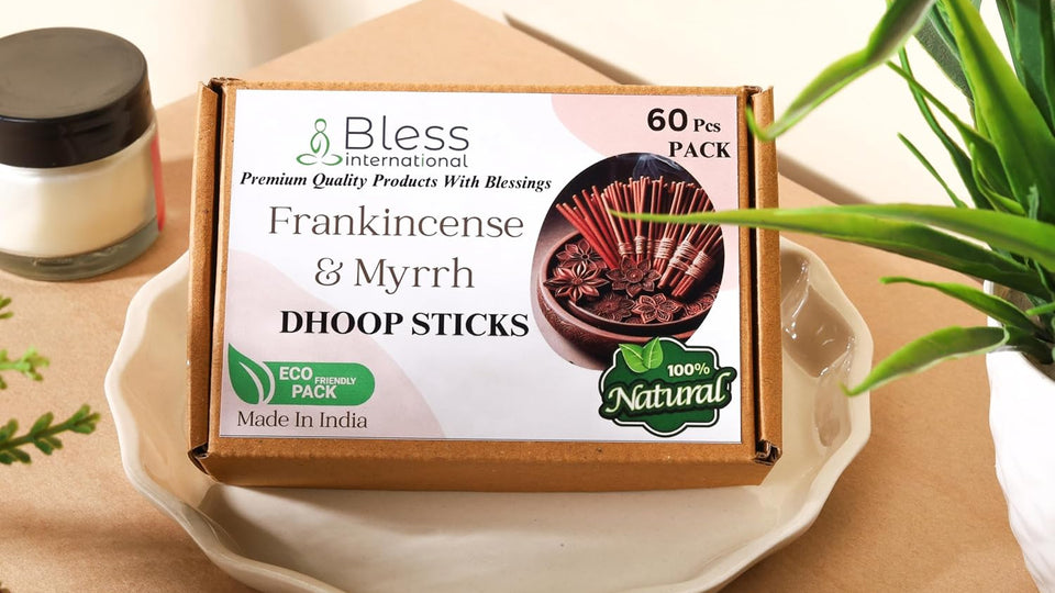 100% Natural Incense Dhoop Sticks Handmade The Best Scent (Frankincense and myrrh)