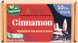 100% Natural Incense Backflow Cones Handmade The Best Scent (Cinnamon)