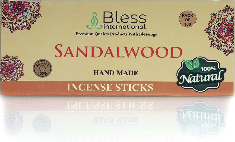 100% Natural Incense Sticks Handmade Hand Dipped The Best Scent (Sandalwood)