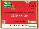 100% Natural Incense Cone Handmade Hand Dipped The Best Scent (Cinnamon)