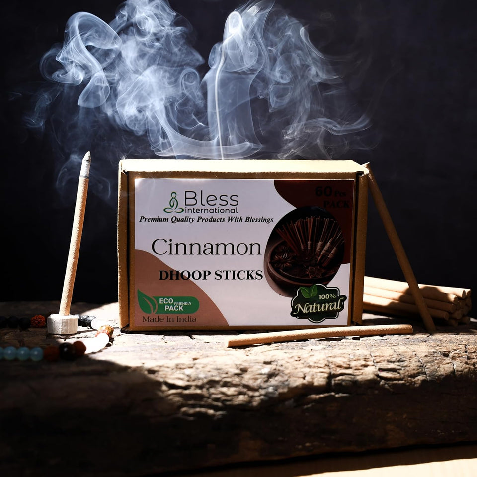 100% Natural Incense Dhoop Sticks Handmade The Best Scent (Cinnamon)