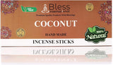 100% Natural Incense Sticks Handmade Hand Dipped The Best Scent (Coconut)