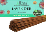 100% Natural Incense Sticks Handmade Hand Dipped The Best Scent (Lavender)