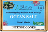 100% Natural Incense Cone Handmade Hand Dipped The Best Scent (Ocean-Salt)