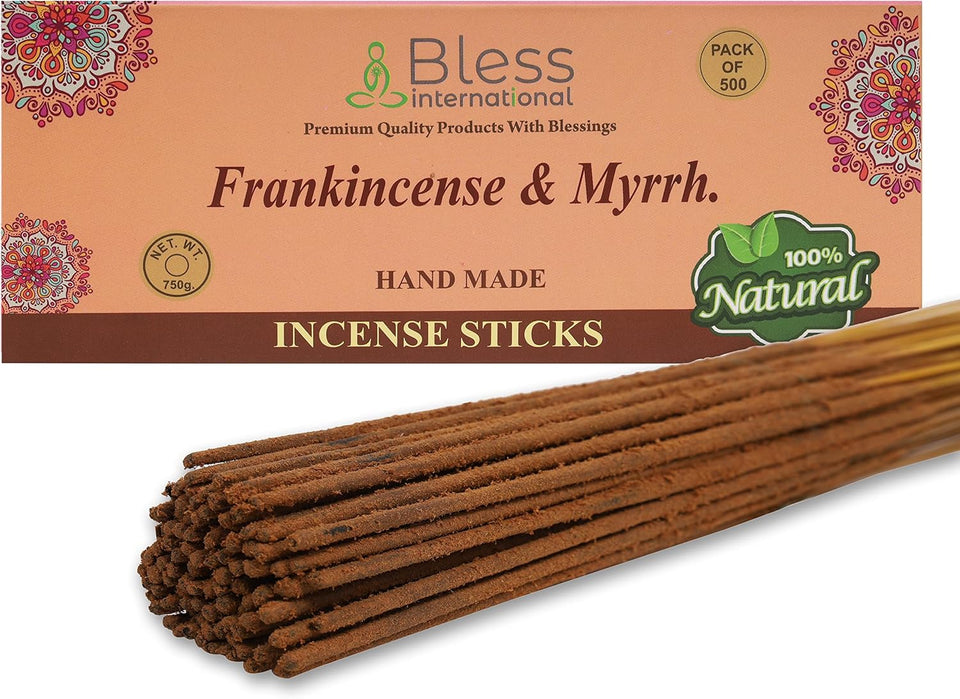 100% Natural Incense Sticks Handmade Hand Dipped The Best Scent (Frankincense and Myrrh)