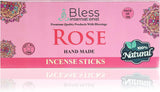100% Natural Incense Sticks Handmade Hand Dipped The Best Scent (Rose)