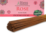 100% Natural Incense Sticks Handmade Hand Dipped The Best Scent (Rose)