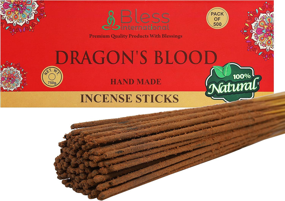 100% Natural Incense Sticks Handmade Hand Dipped The Best Scent (Dragon's Blood)