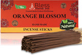 100% Natural Incense Sticks Handmade Hand Dipped The Best Scent (Orange Blossom)