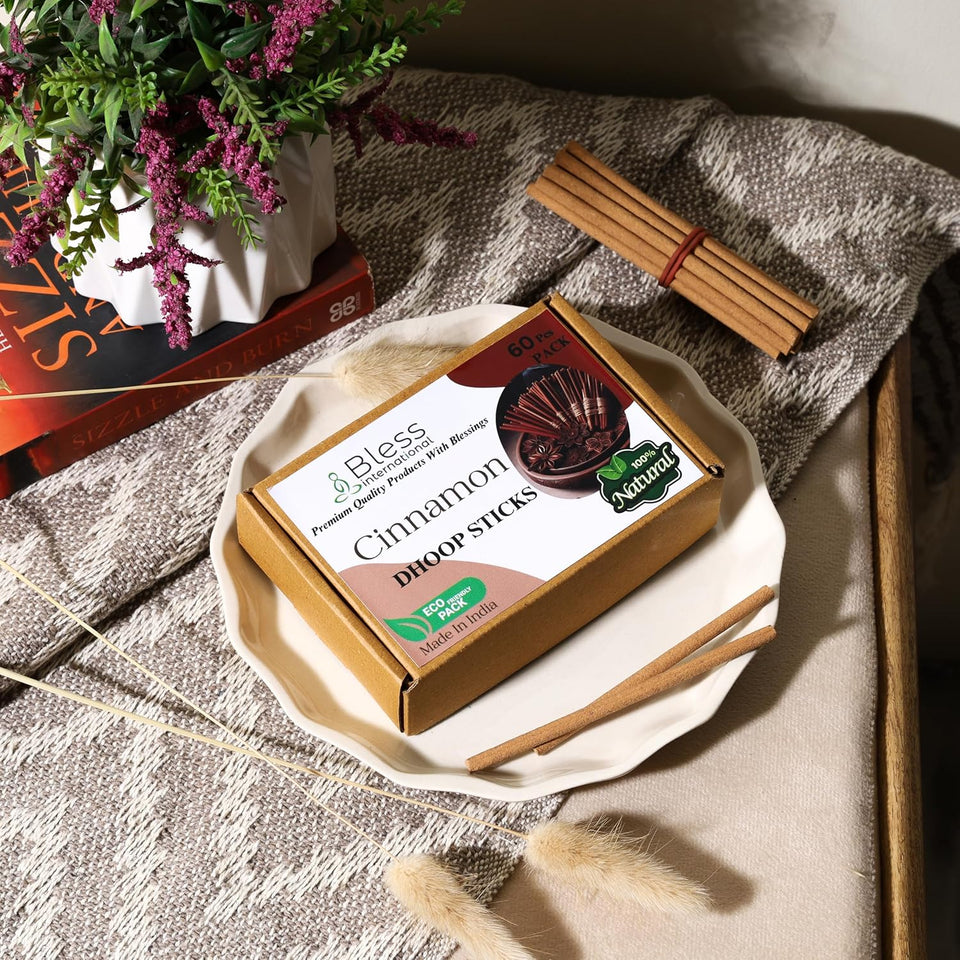 100% Natural Incense Dhoop Sticks Handmade The Best Scent (Cinnamon)