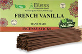 100% Natural Incense Sticks Handmade Hand Dipped The Best Scent (French Vanilla)