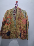 Handmade Kantha Stitch Quilted Cotton Jacket
