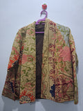 Handmade Kantha Stitch Quilted Cotton Jacket