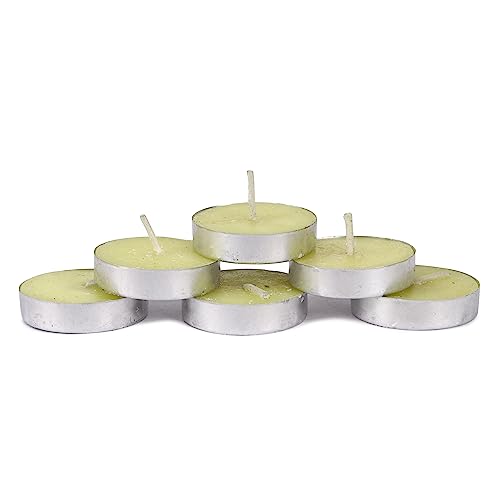 Citronella Tea Light Candles 24-Pack Colored