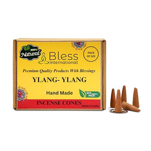 100%-Natural-Incense-Cones Handmade-Hand-Dipped The-Best-scents (YLANG-YLANG)