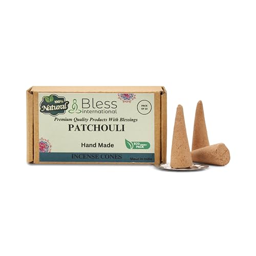 100% Natural Incense Cone Handmade Hand Dipped The Best Scent (Patchouli)