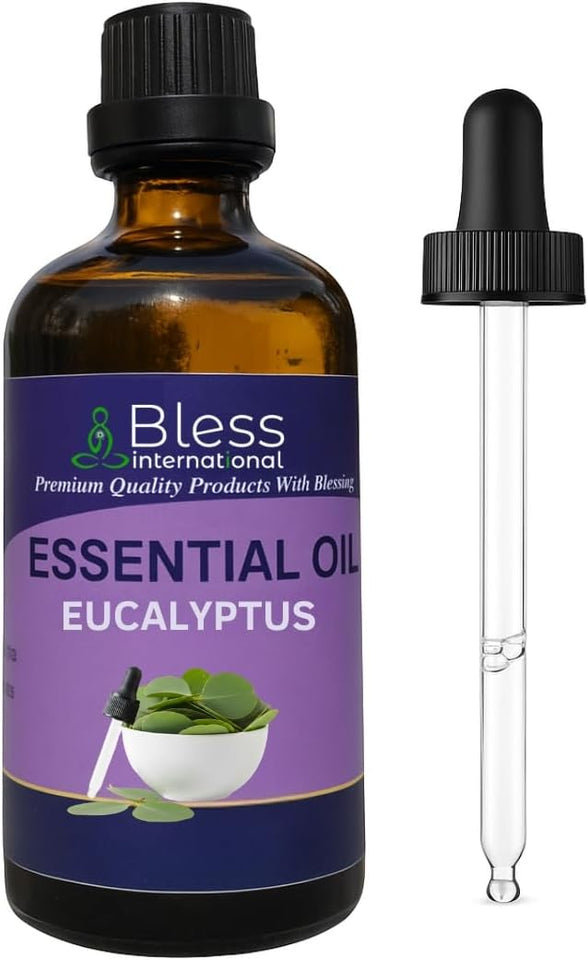 Eucalyptus Essential Oil Organic 100% Natural 4 fl. Oz