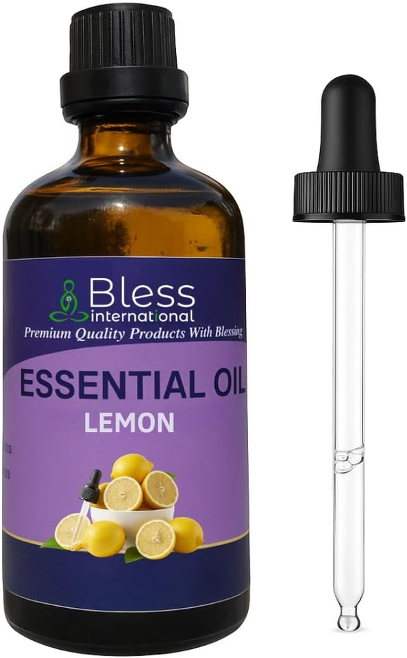Lemon Essential Oil Organic 100% Natural 4 fl. Oz