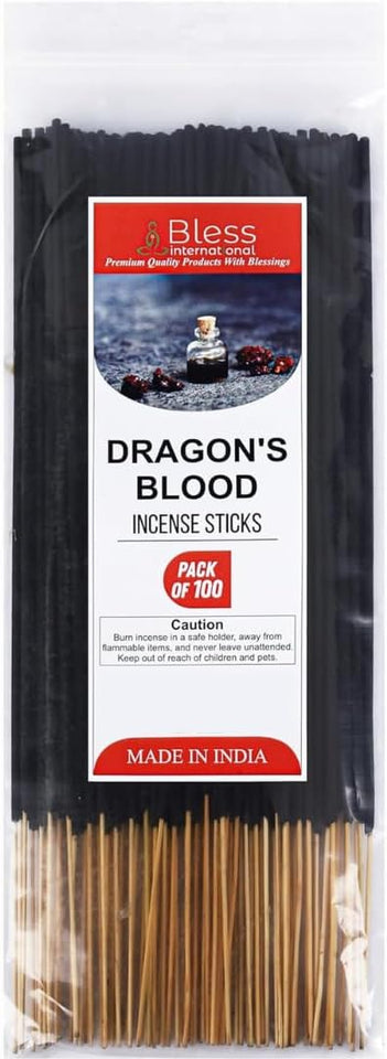 Incense Sticks 12 Inches 1-Hour Plus Burning Time 100-Sticks 250 GM (Dragons Blood)