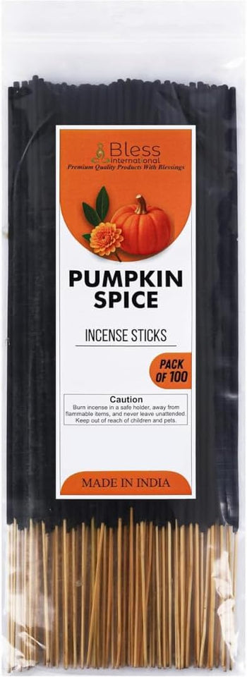 Incense Sticks 12 Inches 1-Hour Plus Burning Time 100-Sticks 250 GM (Pumpkin Spice)